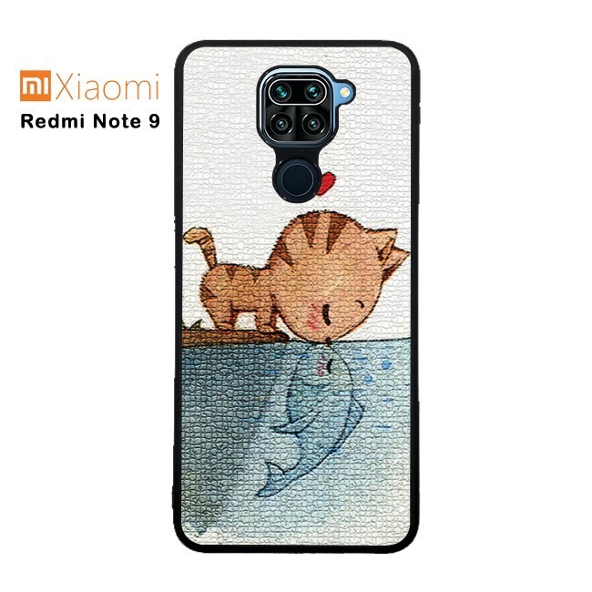 Casing Custom Case Xiaomi Redmi Note 9 Softcase Kucing Lucu 16