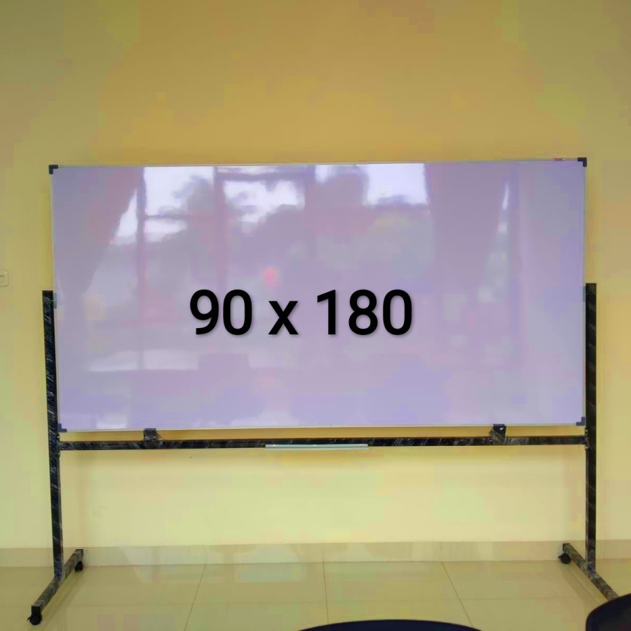 

Whiteboard magnetik 90 x 180 gratis ongkir