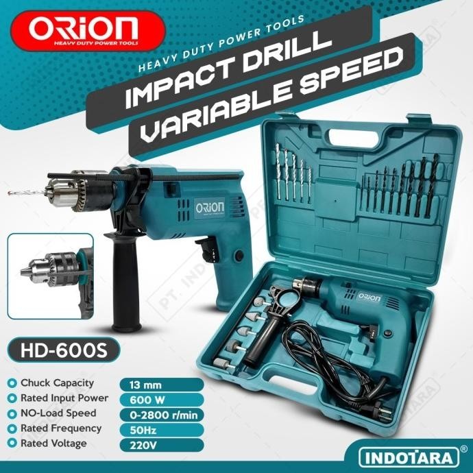 Mesin Bor / Impact Drill Listrik Orion - HD600S