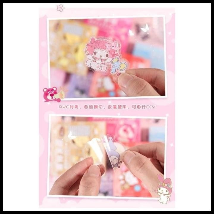 

TERBARU STIKER KARAKTER SANRIO ISI 100 PCS STIKER WATERPROOF !!!!!!