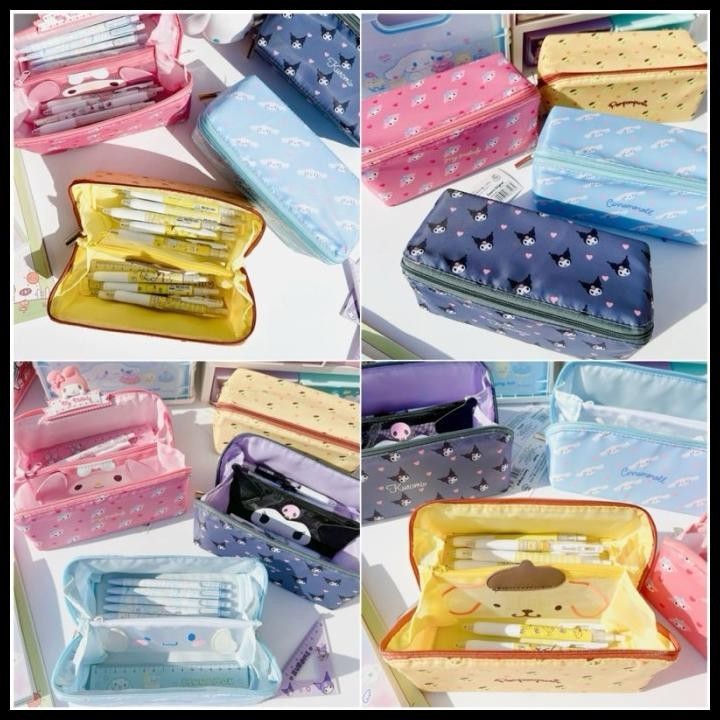 

BEST DEAL KAWAII SANRIO PENCIL BOX MAKE UP BAG KOTAK PENSIL TAS MAKE UP KUROMI !
