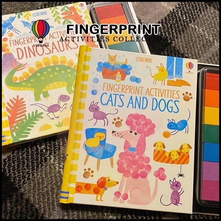 

GRATIS ONGKIR JKT USBORNE RUBBER STAMP ACTIVITIES BOOK RUBBER STAMPS / FINGERPAINT !!