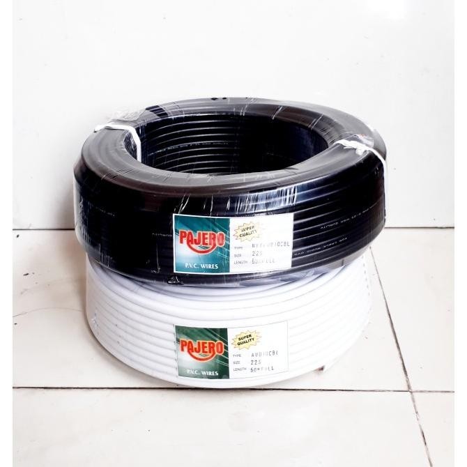 Kabel listrik serabut hyo 2x2.5 50meter PAJERO Kabel bulat serabut