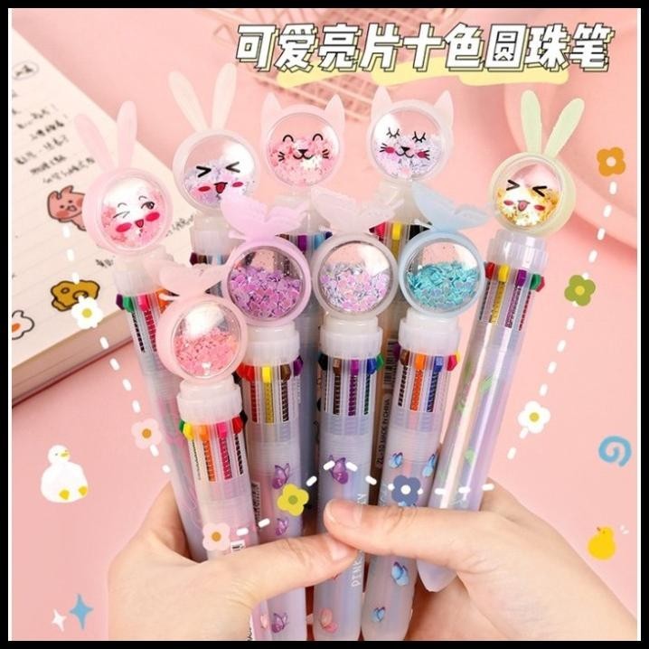 

TERBARU PULPEN 10 WARNA CUTE BUNNY SMILE CAT !!!