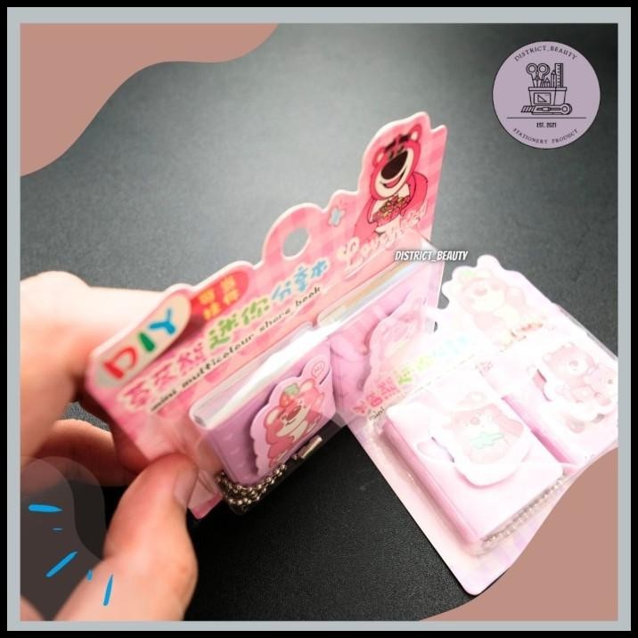 

TERBARU BUKU LOTSO NOTEBOOK 2 IN 1 LOTSO BERUANG PINK MEMO MINI LOTSO LUCU !!!
