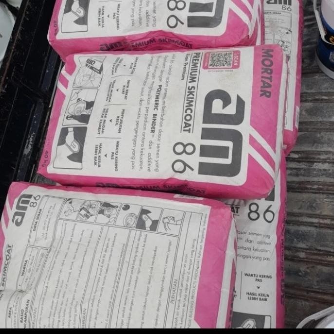 Semen Mortar Am 86 Preminium Skimcoat / Acian Premiun 40Kg Kualitas Premium