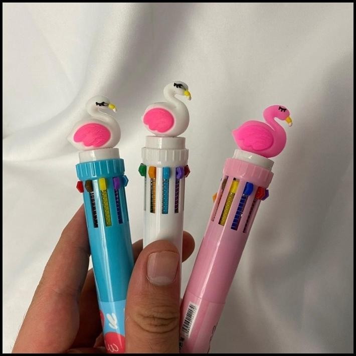 

TERMURAH PULPEN 10 WARNA FLAMINGO PENA GEL WARNA WARNI CUTE ANIMAL PULPEN VIRAL !!