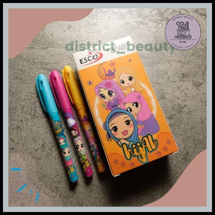 

HOT DEAL (12PCS) PULPEN GEL MOTIF KARTUN PEN GEL ASTRONOT / PEN HIJAB GIRL PEN !