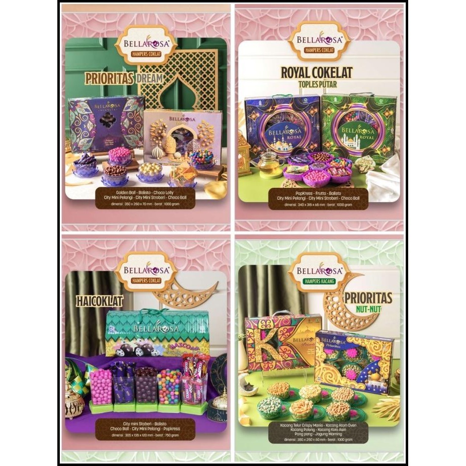

BEST DEAL PAKET BELLAROSA PAKET PARCEL LEBARAN MURAH III !!!!!!