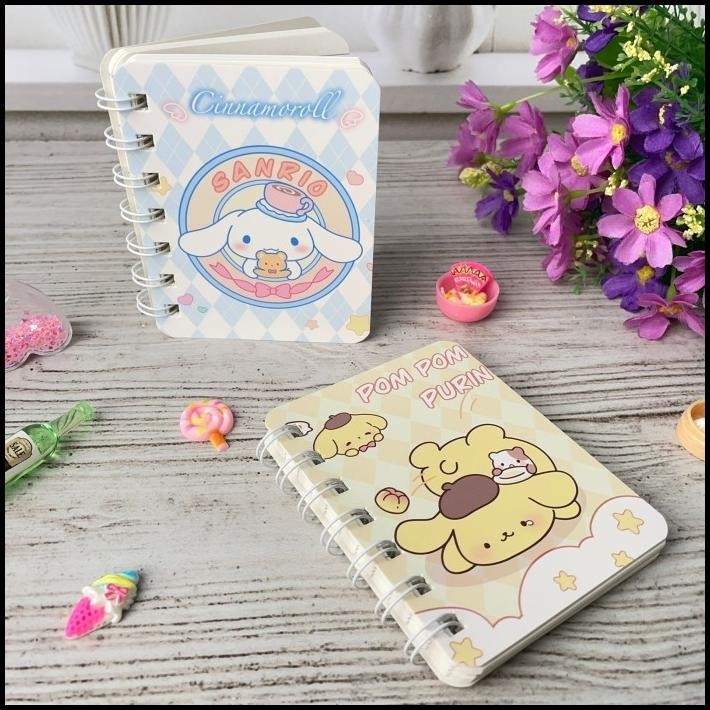 

TERMURAH NOTEBOOK SPIRAL SANRIO UKURAN A7 CINNAMOROLL BUKU TULIS LUCU TERMURAH