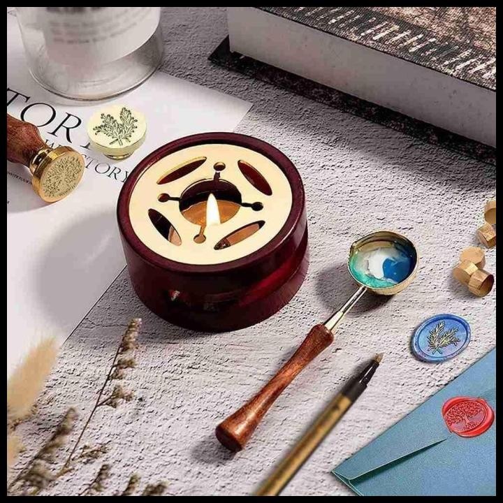 

TERBARU *2IN1* WAX SEAL STAMP STICK FURNACE STOVE WARMER MELTING GLUE FURNACE !!!!!!!