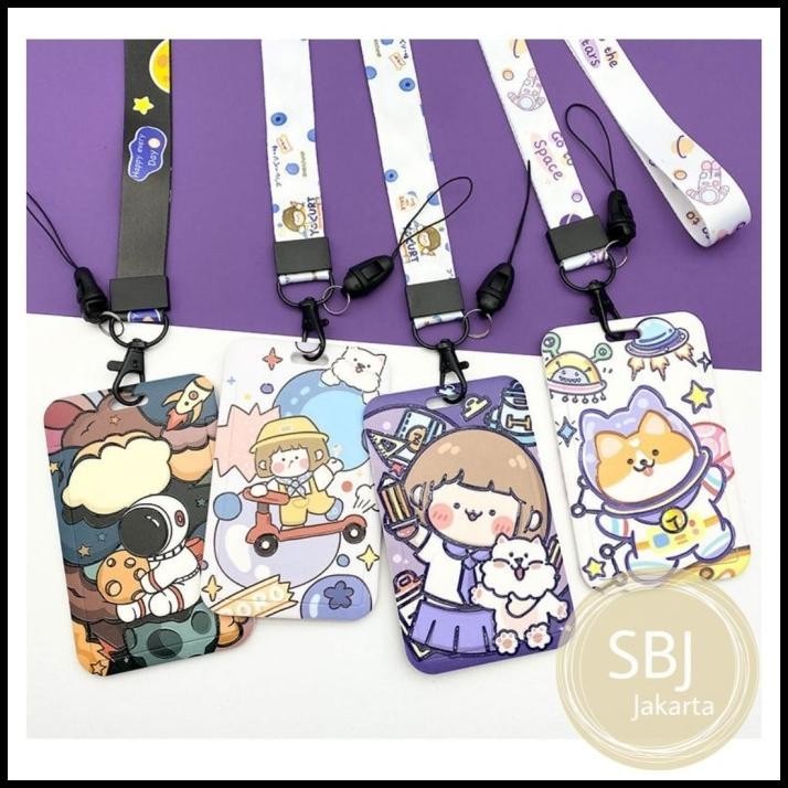 

TERBARU TEMPAT KARTU ID CARD HOLDER / TAG HOLDER / NAME TAG ADA TALI LANYARD !!!!!