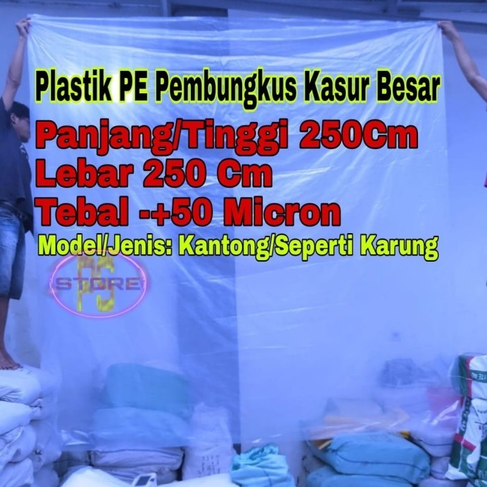 Terbaru Plastik Pembungkus Kasur Besar 250 X Cm Spring Bed 250X250 Bening Promo Terlaris