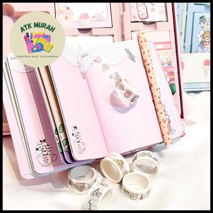 

GRATIS ONGKIR PAKET JURNAL 7 IN 1 FRUITS GIRLS DAY JOURNAL PEREMPUAN GAMBAR BUAH KAD !!