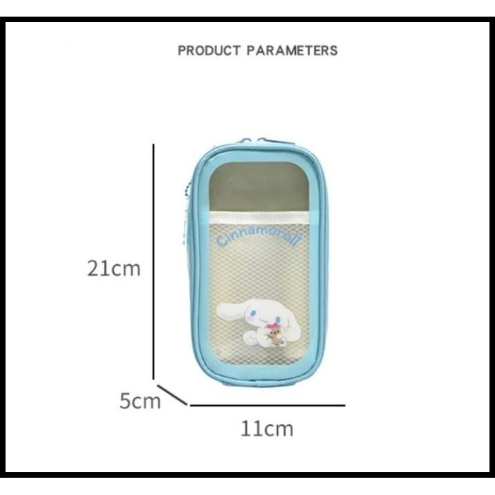 

TERMURAH KOTAK PENSIL TEMPAT PENSIL KAPASITAS BESAR WATERPROOF MOTIF SANRIO !!!