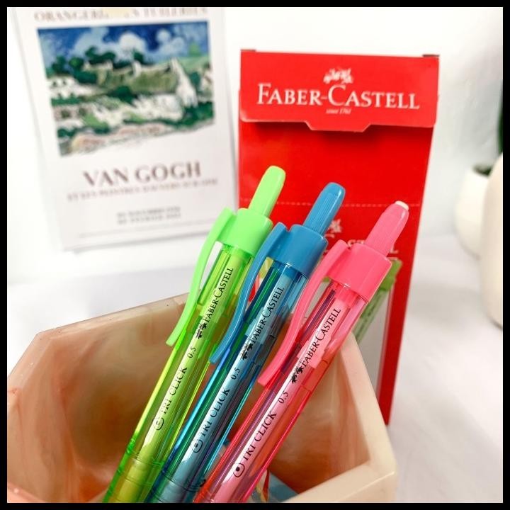 

HOT DEAL PENSIL CETEK FABER CASTELL TRI CLICK DENGAN PENGHAPUS PUTAR DI ATAS AL !