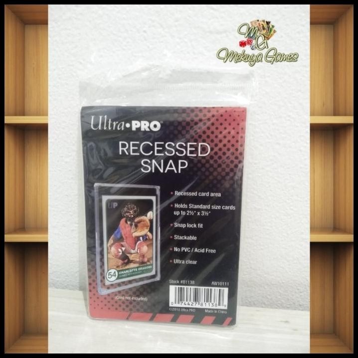 

DISKON SNAP CARD HOLDER RECESSED MINI 63.5X88.9MM KARTU SPORT K-POP PHOTOCARD