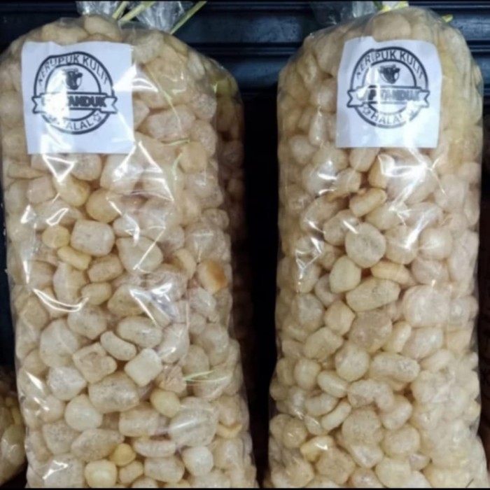 Krupuk Kerupuk Kulit Sapi Sayur Halal/Jangek/Rambak 500Gram
