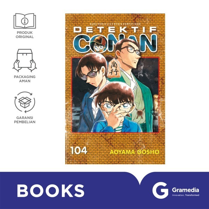 Gramedia Komik Detektif Conan 104 (Aoyama Gosho)