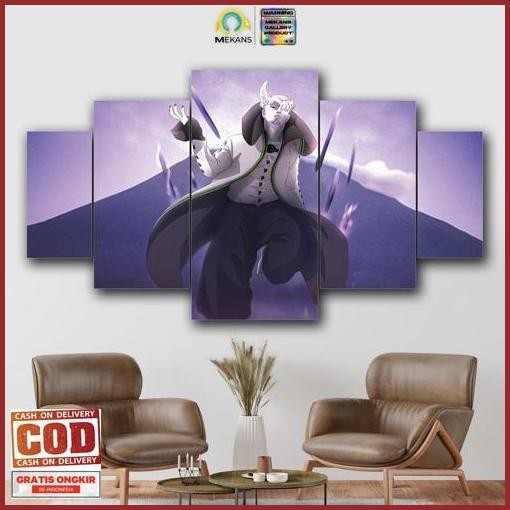 Baru Mekans 1 Set  Pajangan Hiasan Dinding Boruto Jigen 5Pcs  Poster Kayu Wall Decor Termurah