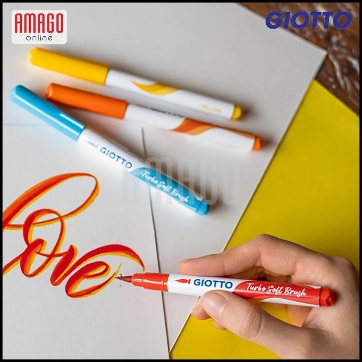 

SPIDOL GIOTTO TURBO SOFT BRUSH - BRUSH TIP MARKER PULPEN KUAS 426800