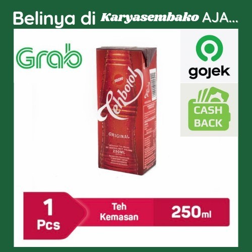 

teh botol sosro kotak 250ml 24pcs