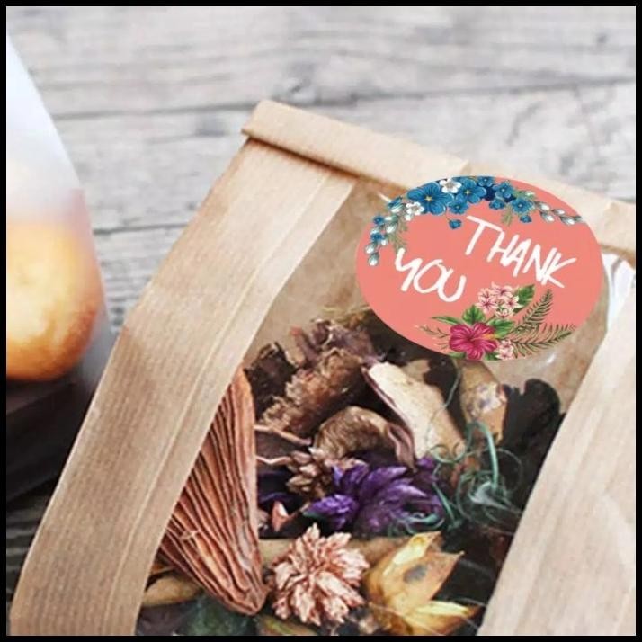 

HOT DEAL STICKER THANKYOU BUNGA 500 PCS 1 ROLL !!!