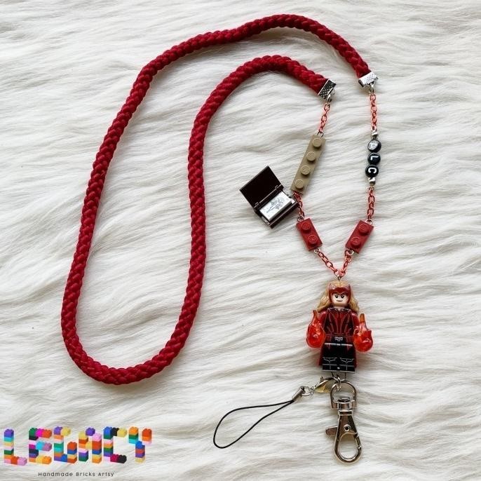 

Lanyard Lego Original Scarlet Wanda Kualitas Premium