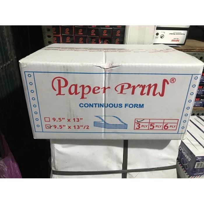 

Kertas Continuous Form Paper Pryns 9.5 X 13/2 3 Ply