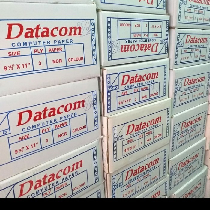 

Kertas Continuous Form Datacom 9.5X11 3Ply Bagi 2