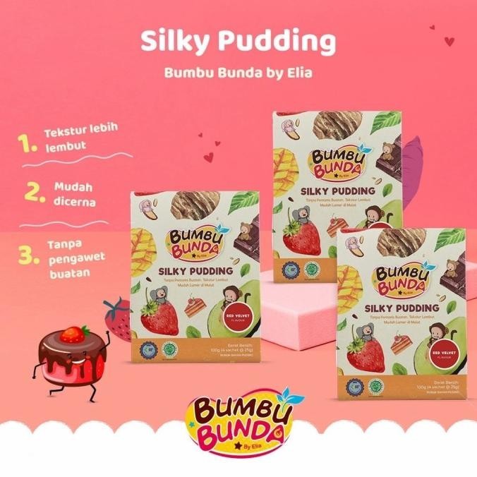 

Silky Pudding Non Pemanis Buatan Non Pengawet HALAL MPASI BUMBU BUNDA