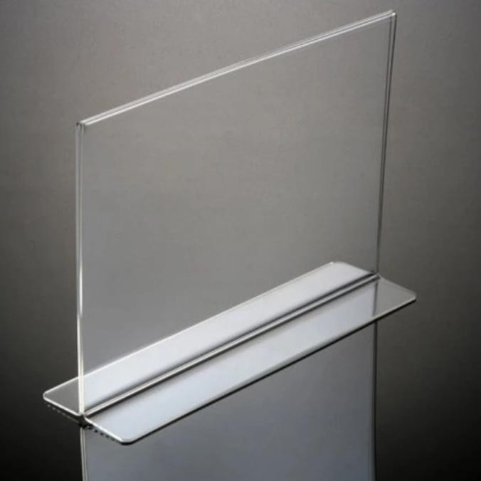 

Akrilik Standing Menu Tempat Brosur Cofee Shop Meja Acrylic Cafe Kualitas Premium