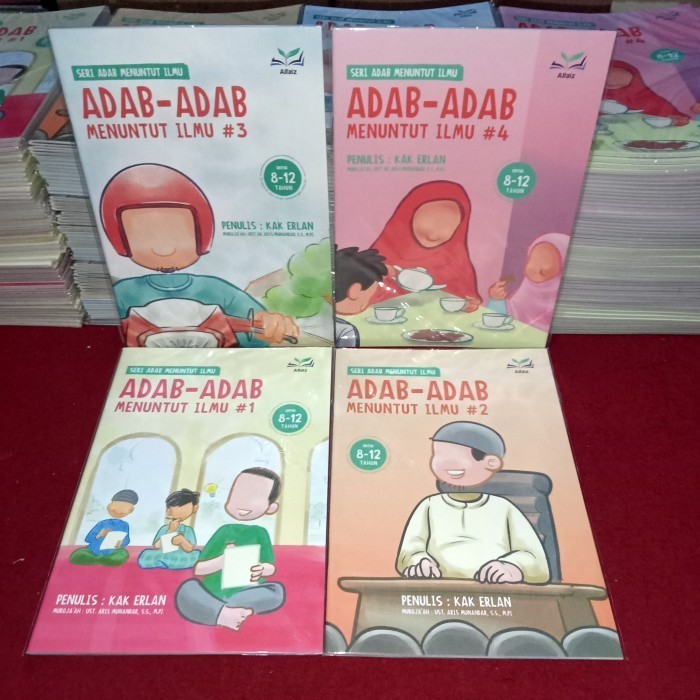 

Paket Buku Anak Seri Adab Menuntut Ilmu Karya Kak Erlan