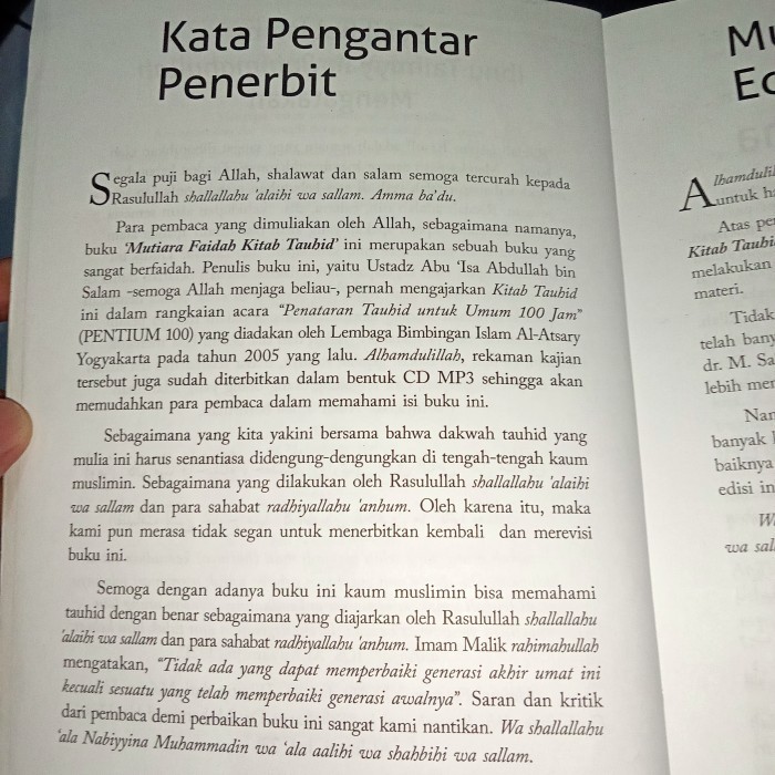 

Buku Mutiara Faidah Kitab Tauhid