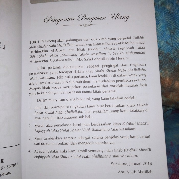 

Buku Syarah Sifat Shalat Nabi