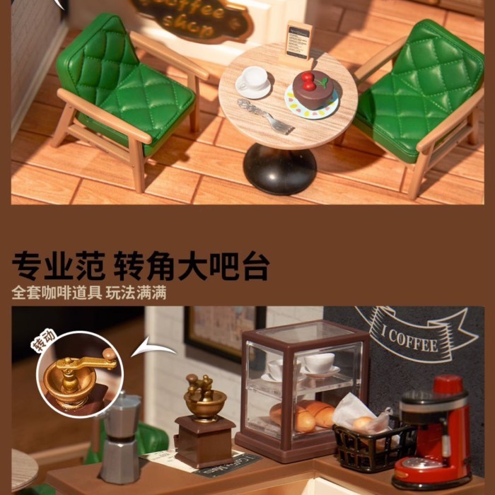 

Rolife Super Creator Diy Coffee Dw001B Miniature House
