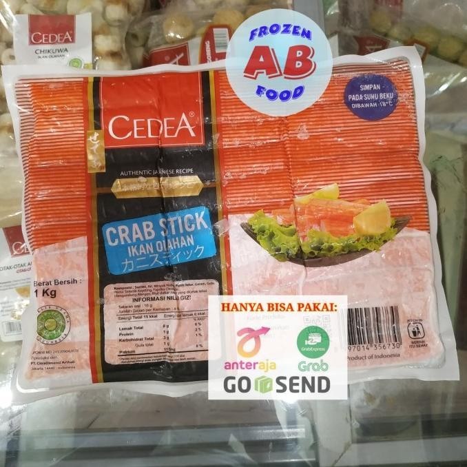 

CEDEA Crab Stick 1 Kg Crabstick 1 Kg Crab Stik 1000 gr Stik Kepiting