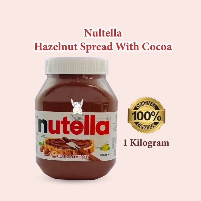 

Nutella Chocolate Hazelnut Spread / Selai Coklat Hazelnut 1 Kilogram