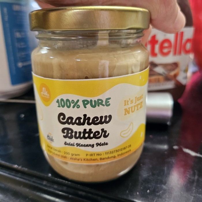 

Atsha'S Kitchen Keto/ Diet Natural Cashew Butter/ Selai Kacang Cashew