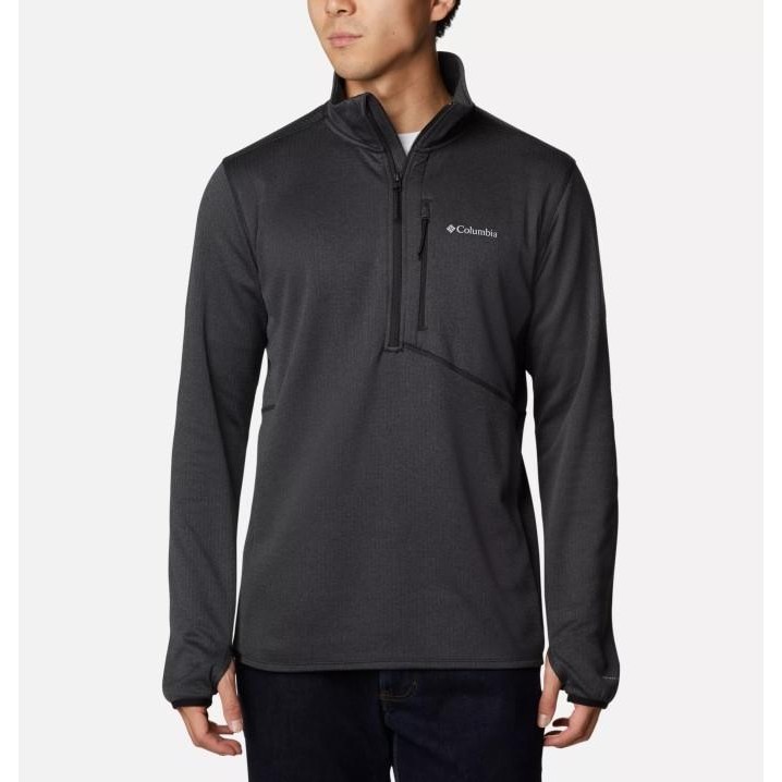 Jaket Columbia Men Park View Fleece Half Zip Pullover Jacket Big Size