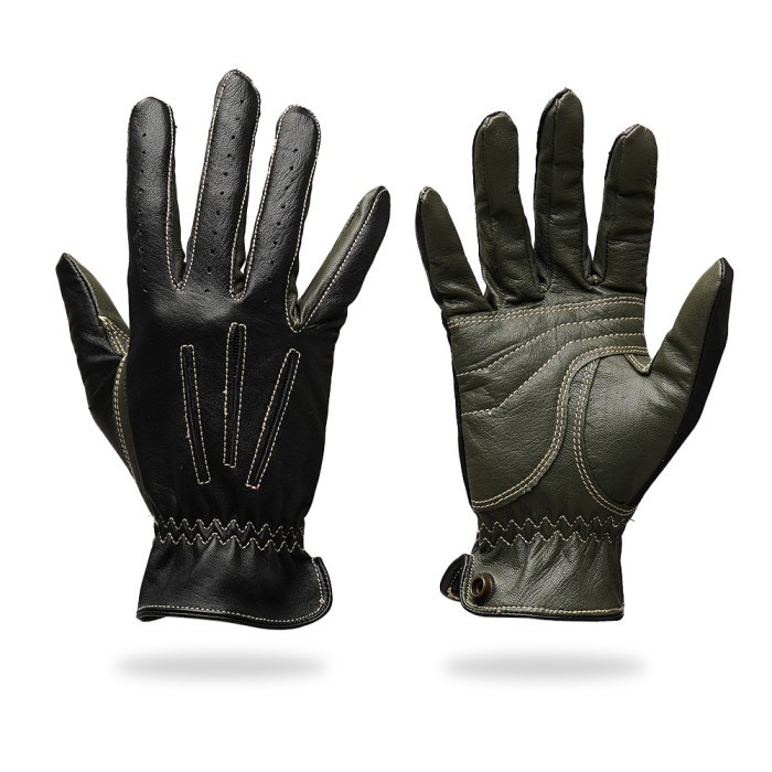 COD Sarung Tangan Kulit Marston Gloves LTHRKRFT - Yellow Black XXL Promo