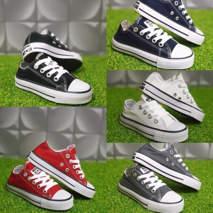 sepatu anak sekolah sepatu bayi laki dan perempuan converse alstar low