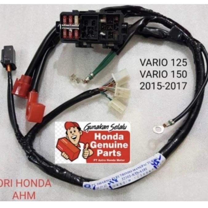 Rumah Box Sekring Sub Harness Kabel Baterai Bagian Aki Vario 125 150