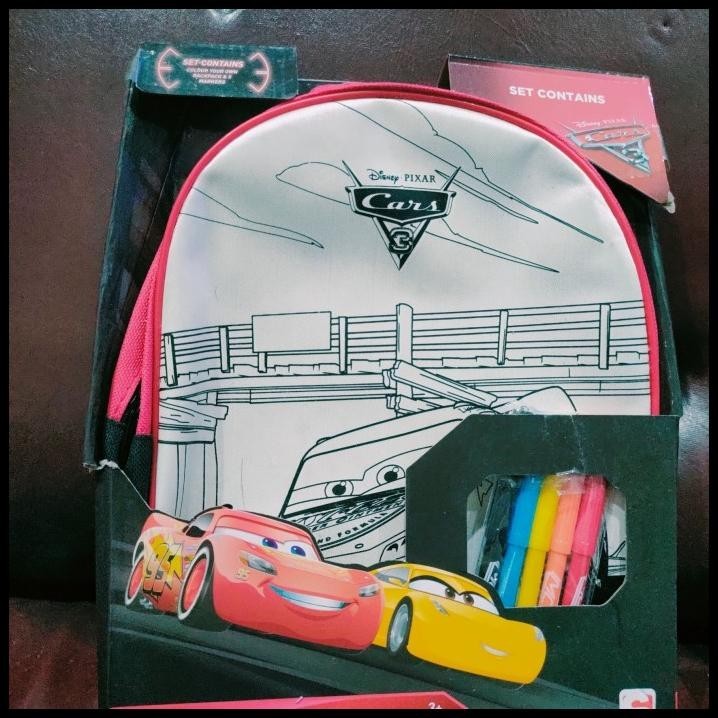 

BEST DEAL TEMPAT PENSIL PIXAR DISNEY CARS 3 COLOR BACKPACK ORIGINAL !