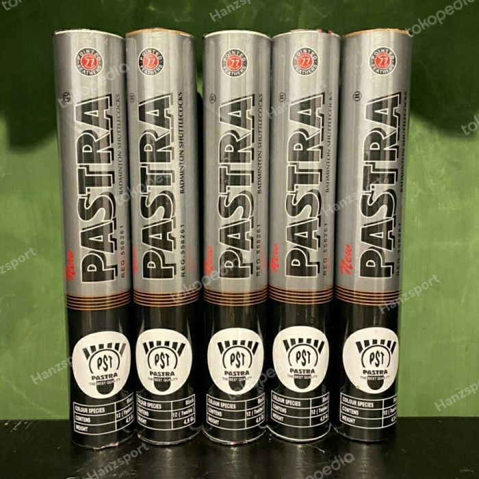Shuttlecock Pastra Silver Hitam