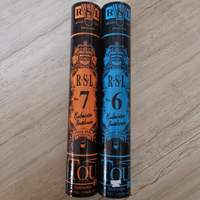 Shuttlecock Rsl No.6-7 Original, Kok Badminton Cock Bulutangkis Baru