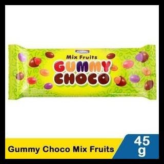 

TERMURAH INDOMARET GUMMY CHOCO MIX FRUITS 45G !!!!!