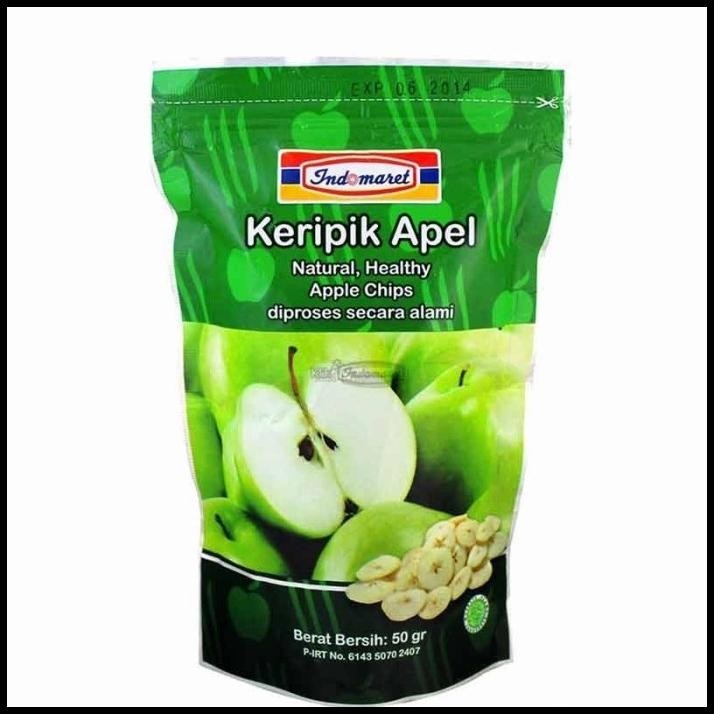 

BEST DEAL INDOMARET KERIPIK BUAH APEL 50G !!!!!