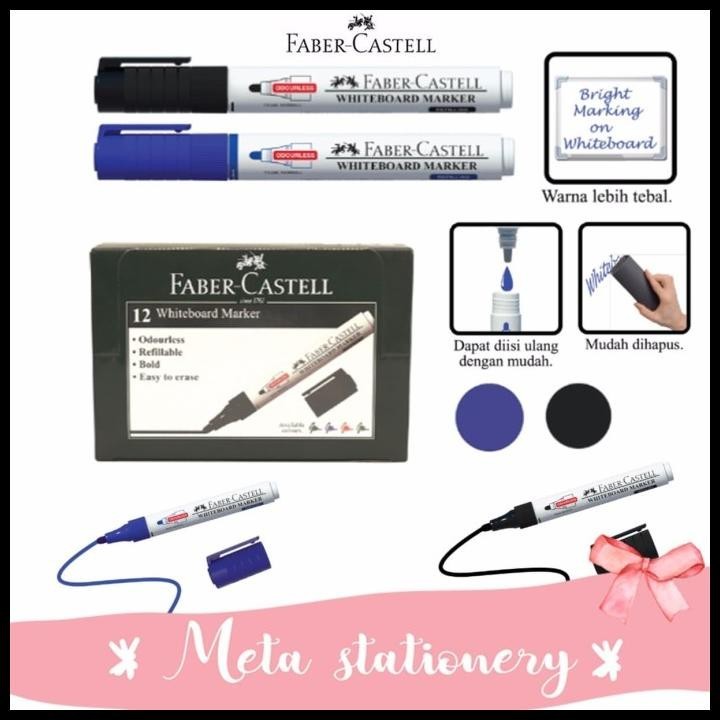 

HOT DEAL SPIDOL PAPAN TULIS / WHITEBOARD MARKER PEN ECO FABER CASTELL 1PC !!!!!