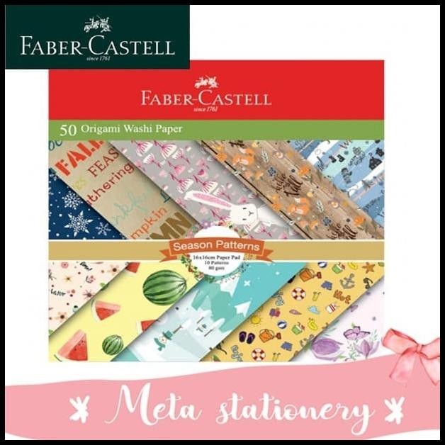 

BEST DEAL ORIGAMI WASHI PAPER PATTERNS FABER CASTELL !!!!!!!